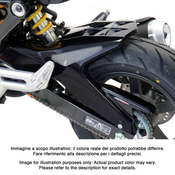 Powerbronze rear hugger black with silver mesh Honda MSX125 Grom 2021-2025