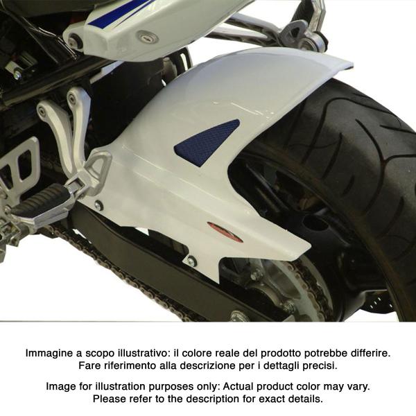 Powerbronze rear hugger gloss black with silver mesh Suzuki GSX650F 2008-2015