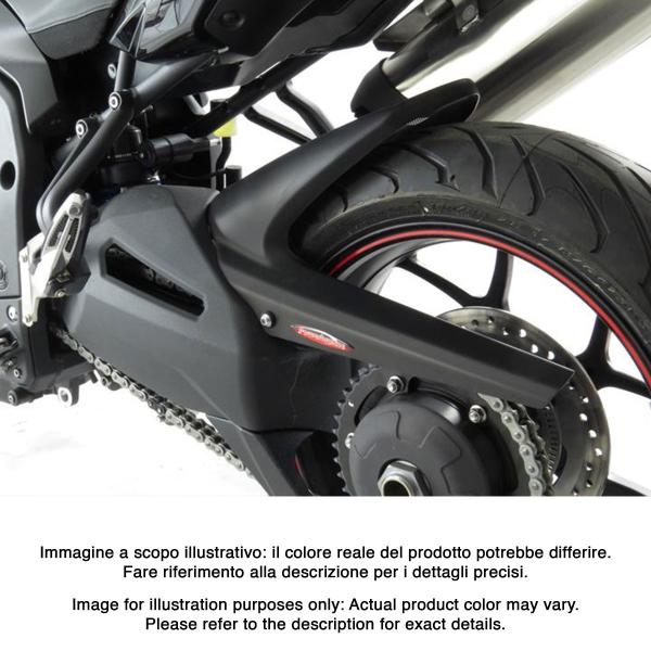 Powerbronze rear hugger black with silver mesh Triumph Tiger 1050 Sport 2013-2020