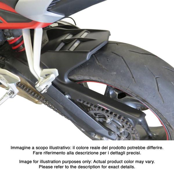 Powerbronze rear hugger black with silver mesh Triumph Street Triple 765S 2017-2024
