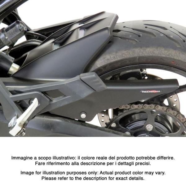 Powerbronze rear hugger black with silver mesh Triumph Tiger 660 Sport 2022-2024