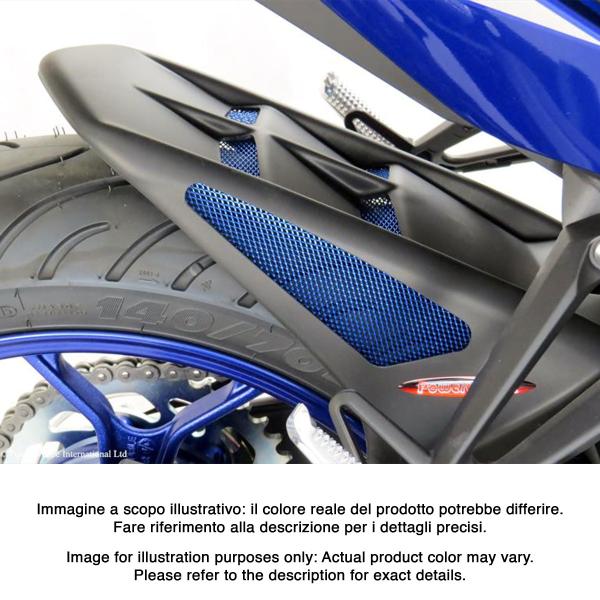 Powerbronze rear hugger black with silver mesh Yamaha MT03 2016-2024
