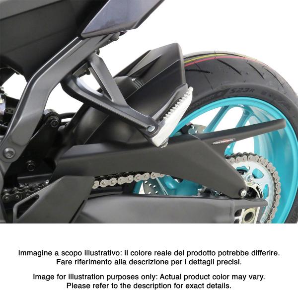 Powerbronze rear hugger black with silver mesh Yamaha MT09 2024-2025
