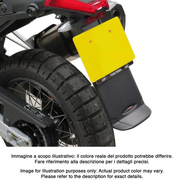 Paraschizzi posteriore PowerBronze nero opaco Aprilia Tuareg 660 2021-2024