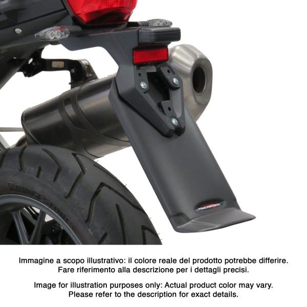 Paraschizzi posteriore PowerBronze nero opaco BMW F750GS 2018-2024