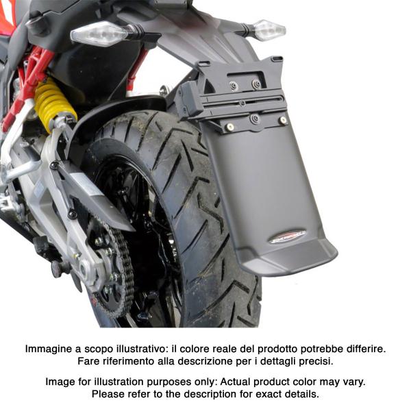 Paraschizzi posteriore PowerBronze nero opaco Ducati Multistrada V4 Pikes Peak 2021-2024