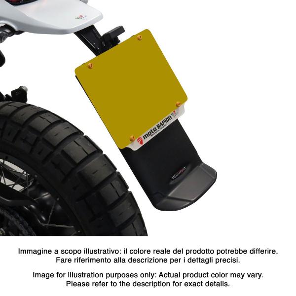 Paraschizzi posteriore PowerBronze nero opaco Ducati DesertX/Rally 2022-2025