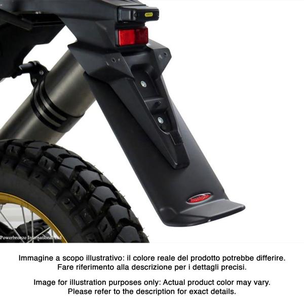 Paraschizzi posteriore PowerBronze nero opaco Honda Africa Twin 1000 2016-2019