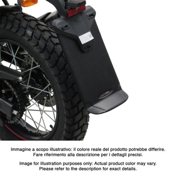 Paraschizzi posteriore PowerBronze nero opaco Royal Enfield Scram 411 2022-2024