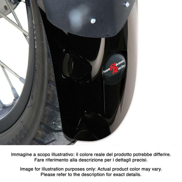 PowerBronze gloss black front mudguard extenders BMW F700GS 2013-2017