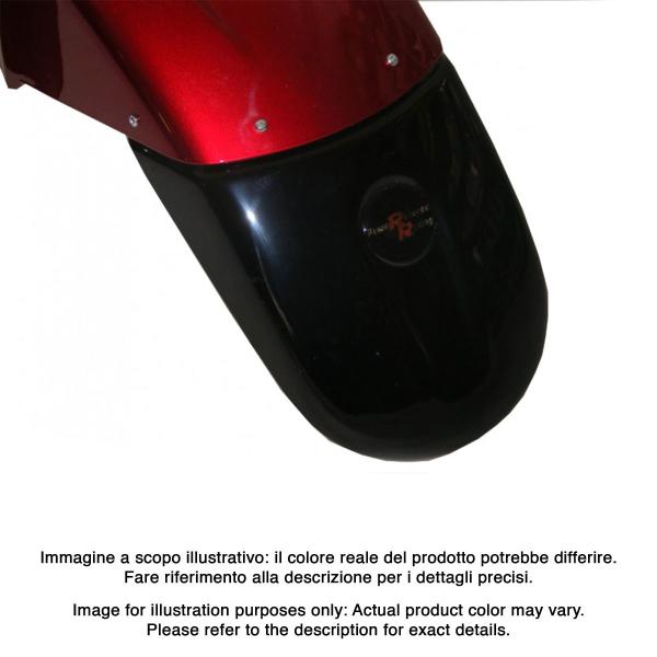 PowerBronze gloss black front mudguard extenders Honda VFR800 2002-2013