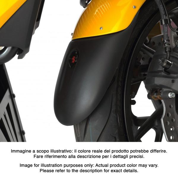 PowerBronze gloss black front mudguard extenders Honda CB650F 2014-2018