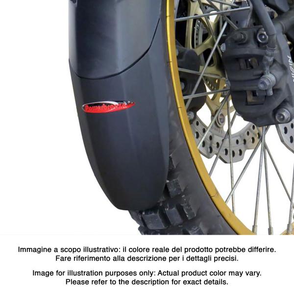 PowerBronze matt black front mudguard extenders Honda Africa Twin 1100 ADVS 2020-2023