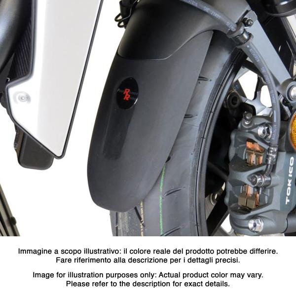 PowerBronze gloss black front mudguard extenders Honda CB1000R 2018-2024