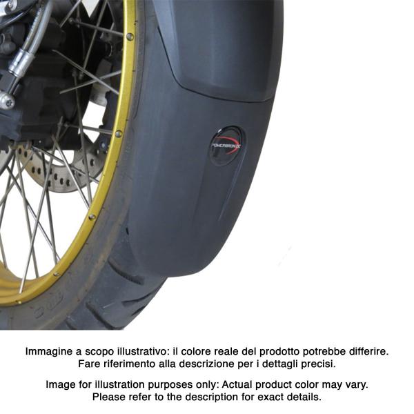 PowerBronze gloss black front mudguard extenders Honda CB500X 2019-2021