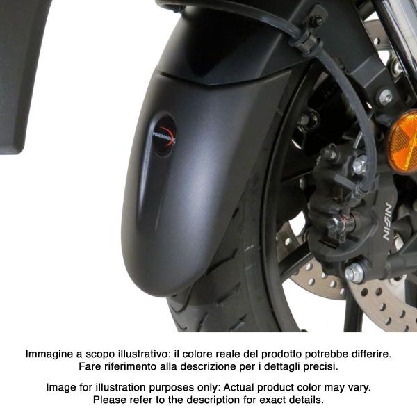 PowerBronze gloss black front mudguard extenders Honda NT1100 2022-2024