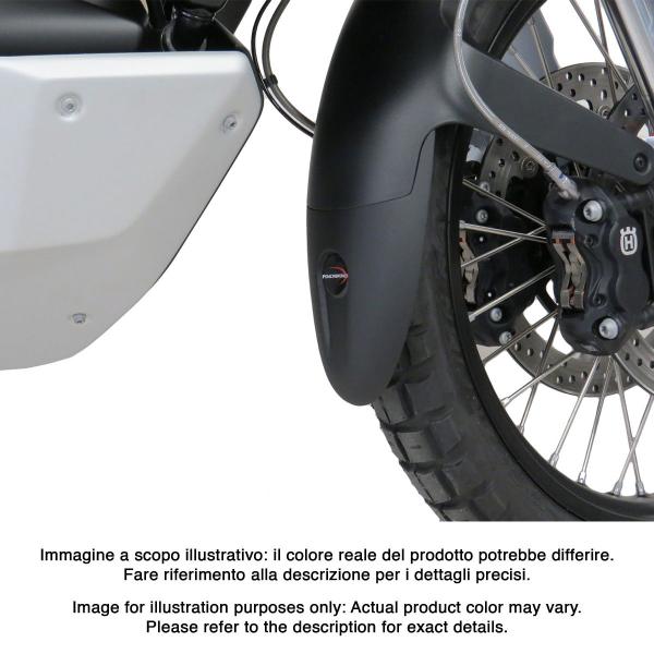 PowerBronze matt black front mudguard extenders Husqvarna Norden 901/Epedition 2022-2024