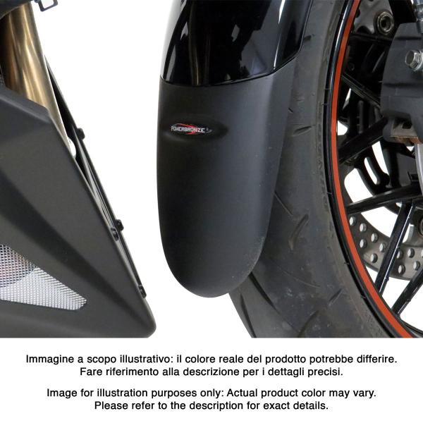 Prolungamento parafango anteriore PowerBronze nero opaco Kawasaki Z650RS 2022-2025