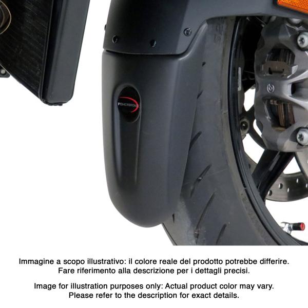 Prolungamento parafango anteriore PowerBronze nero opaco KTM SuperDuke 1290R/RR 2020-2024