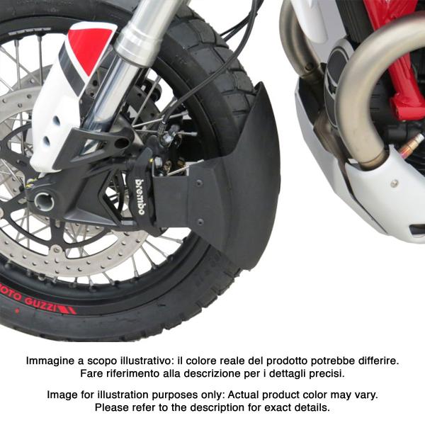 Powerbronze front hugger gloss black Moto Guzzi V85TT/Travel 2019-2023