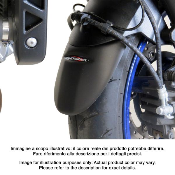 Prolungamento parafango anteriore PowerBronze nero opaco Suzuki SV650A ABS 2016-2024