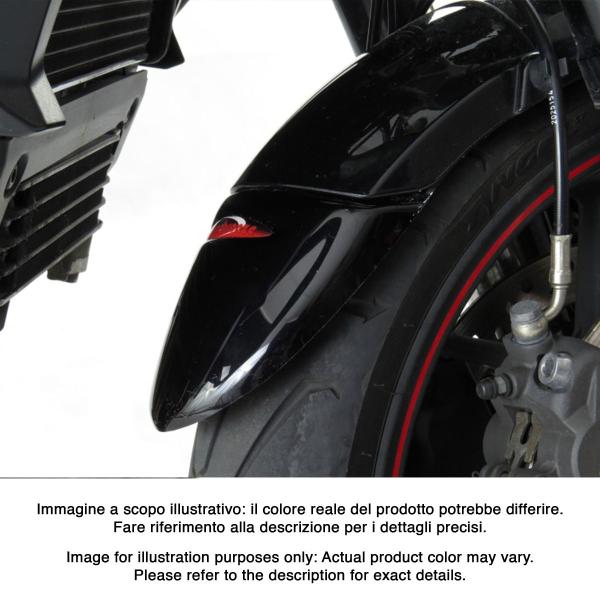 Prolungamento parafango anteriore PowerBronze nero opaco Triumph Tiger 1050 Sport 2013-2020