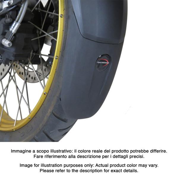 PowerBronze gloss black front mudguard extenders Yamaha R1 2004-2008