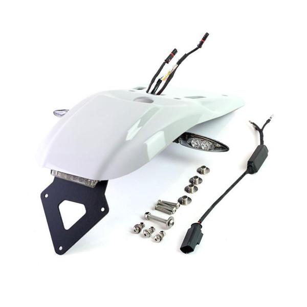 Unit Garage White Rear license plate holder mudguard BMW RnineT Racer