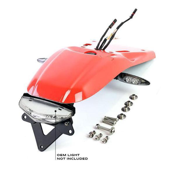 Unit Garage Red Rear license plate holder mudguard BMW RnineT Racer