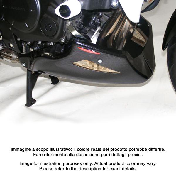 PowerBronze gloss black Belly Pan Honda CBF600N 2004-2007