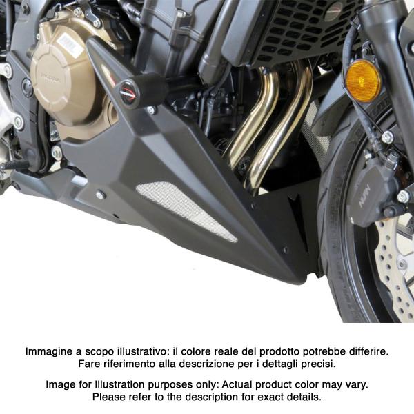PowerBronze black with silver mesh Belly Pan Honda CB500F 2016-2024