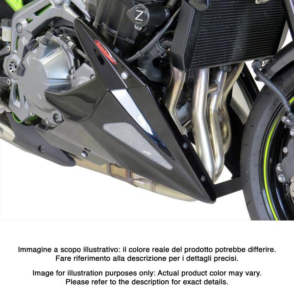 Puntale motore PowerBronze nero con griglia argento Kawasaki Z900 2020-2024