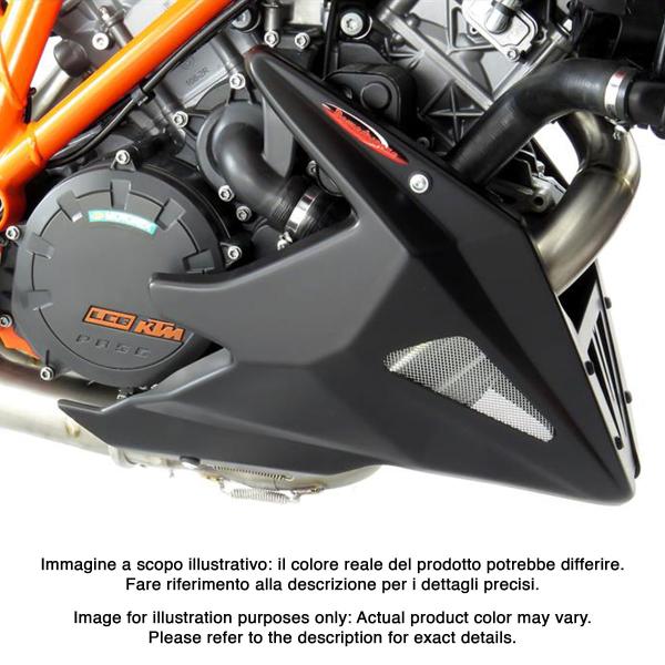 Puntale motore PowerBronze nero con griglia argento KTM Super Duke 1290GT 2016-2024