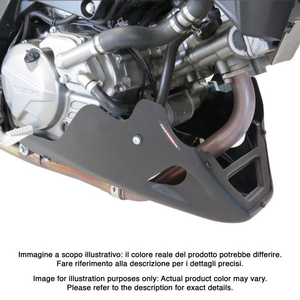 PowerBronze gloss black Belly Pan Suzuki Vstrom 650 2017-2024
