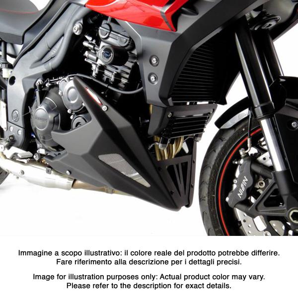 Puntale motore PowerBronze nero con griglia argento Triumph Tiger 1050 2007-2014