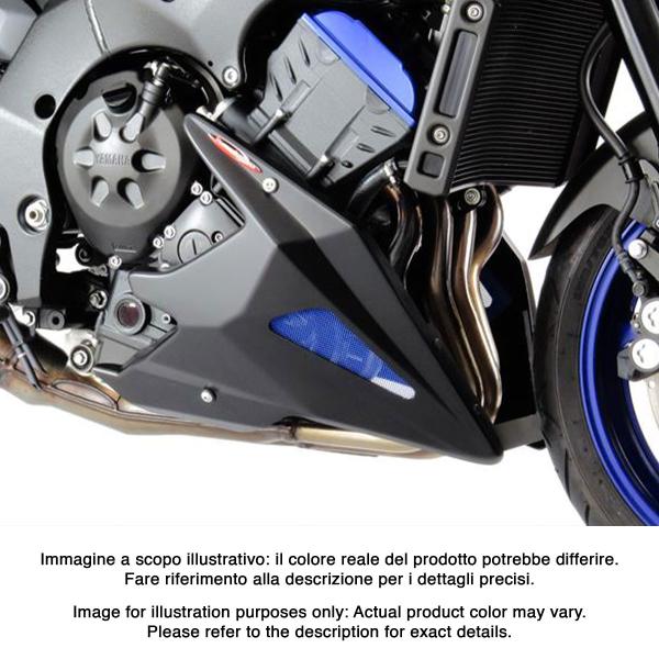 Puntale motore PowerBronze nero con griglia argento Yamaha FZ8 Fazer 2010-2015