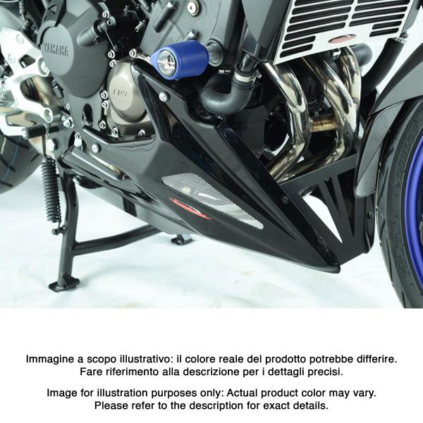 Puntale motore PowerBronze nero con griglia argento Yamaha Tracer 900GT 2018-2020