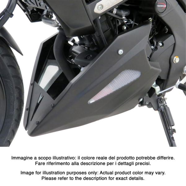 Puntale motore PowerBronze carbon look con griglia argento Yamaha XSR125 2021-2024