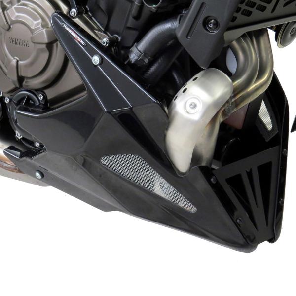 PowerBronze black with silver mesh Belly Pan Yamaha Tracer 7/GT 2025