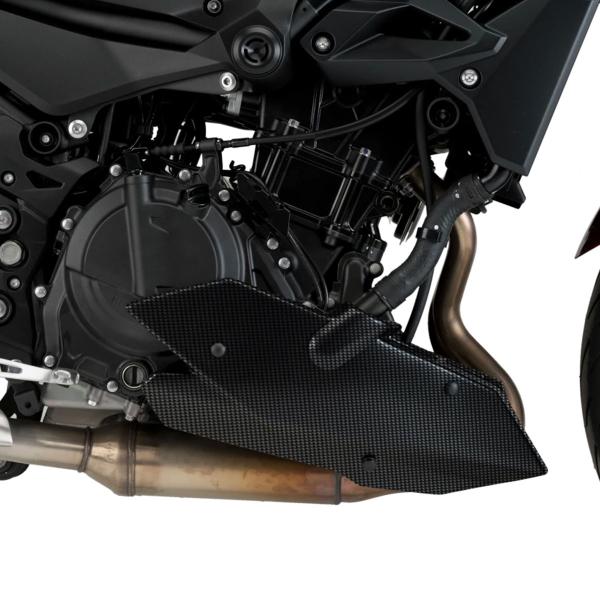 Puig Carbon Look Belly Pan Kawasaki Z400 2019-2024