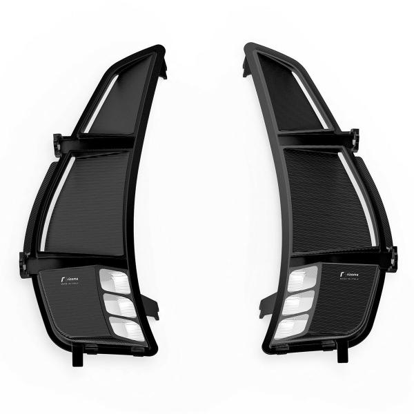 Rizoma black side air vents Vespa GTS 2023-2024