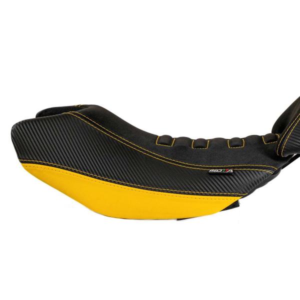 Sella pilota Isotta ribassata gialla Benelli TRK502 2017-2023
