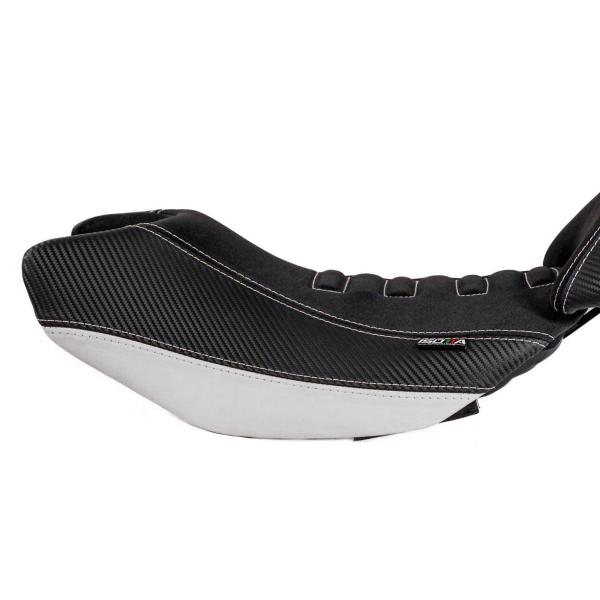 Sella pilota Isotta ribassata bianca Benelli TRK502 2017-2023