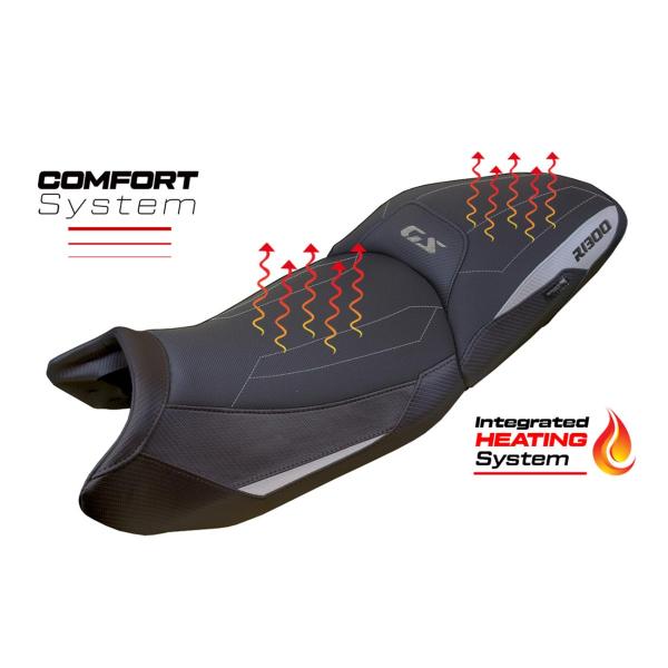 Rivestimento sella riscaldata TPZ Comfort Logo argento BMW R1300GS 2023-2025