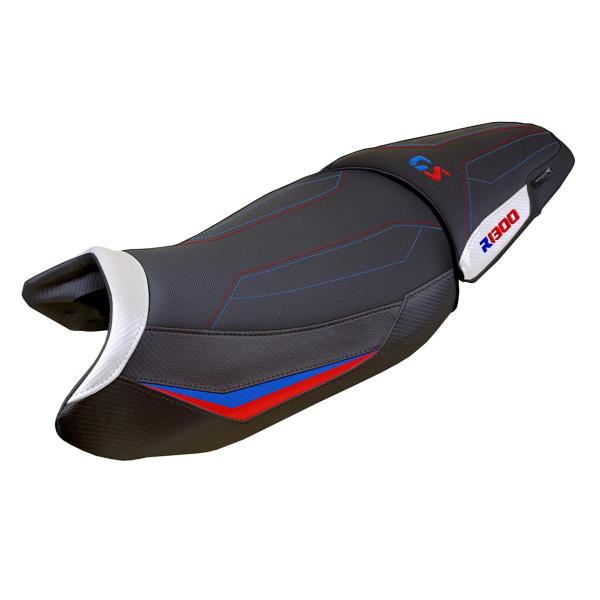 Rivestimento sella TPZ Koln Comfort Logo bianco-rosso-blu BMW R1300GS 2023-2025
