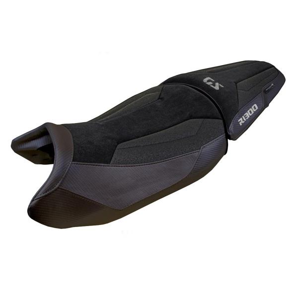 Rivestimento sella TPZ Koln Velvet Ultragrip Logo nero BMW R1300GS 2023-2025