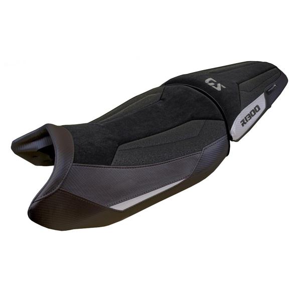 Rivestimento sella TPZ Koln Velvet Ultragrip Logo argento BMW R1300GS 2023-2025