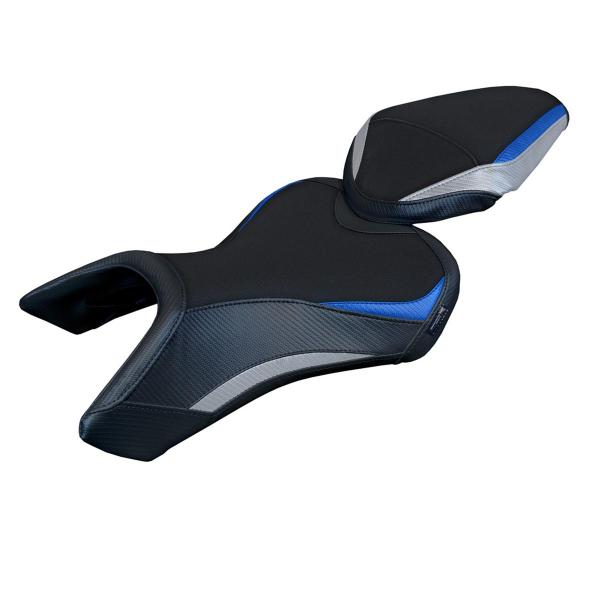 Rivestimento sella TPZ Niigata bianco-blu Suzuki GSX8S/8R 2023-2025