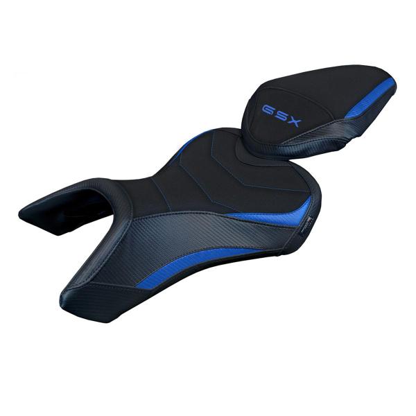 Rivestimento sella TPZ Niigata Comfort Logo blu Suzuki GSX8S/8R 2023-2025