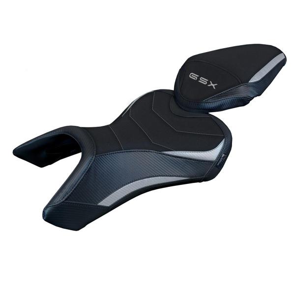 Rivestimento sella TPZ Niigata Comfort Logo argento Suzuki GSX8S/8R 2023-2025